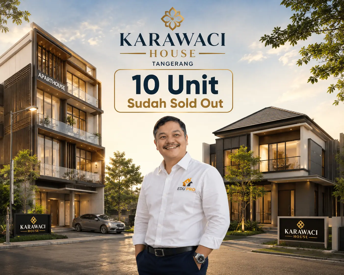 Karawaci House Tangerang proyek perumahan cluster EDUPRO portofolio properti