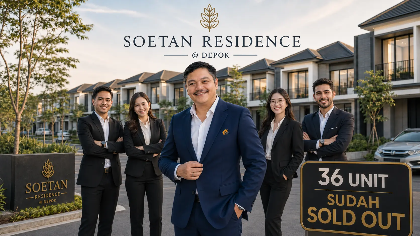 Soetan Residence Depok proyek perumahan cluster EDUPRO portofolio properti